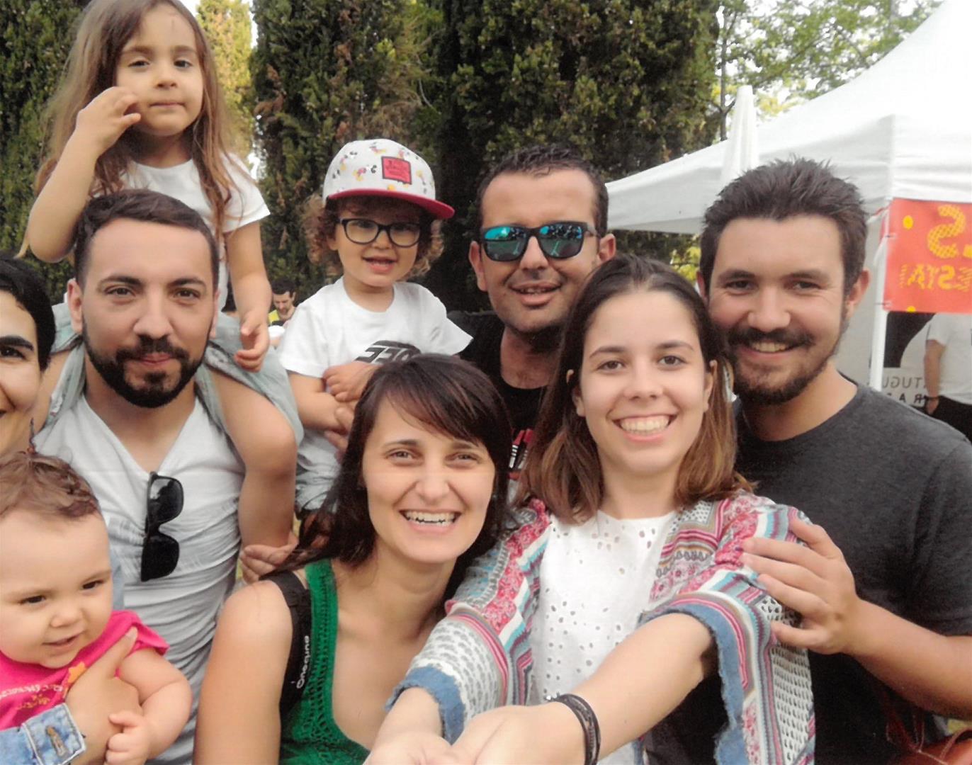 <span><p>Vera Veloso, o marido e os amigos no Serralves em Festa</p></span>