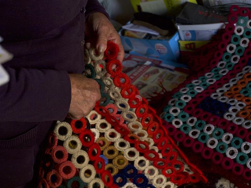 <span><p>Tapete tampas das garrafas</p></span>