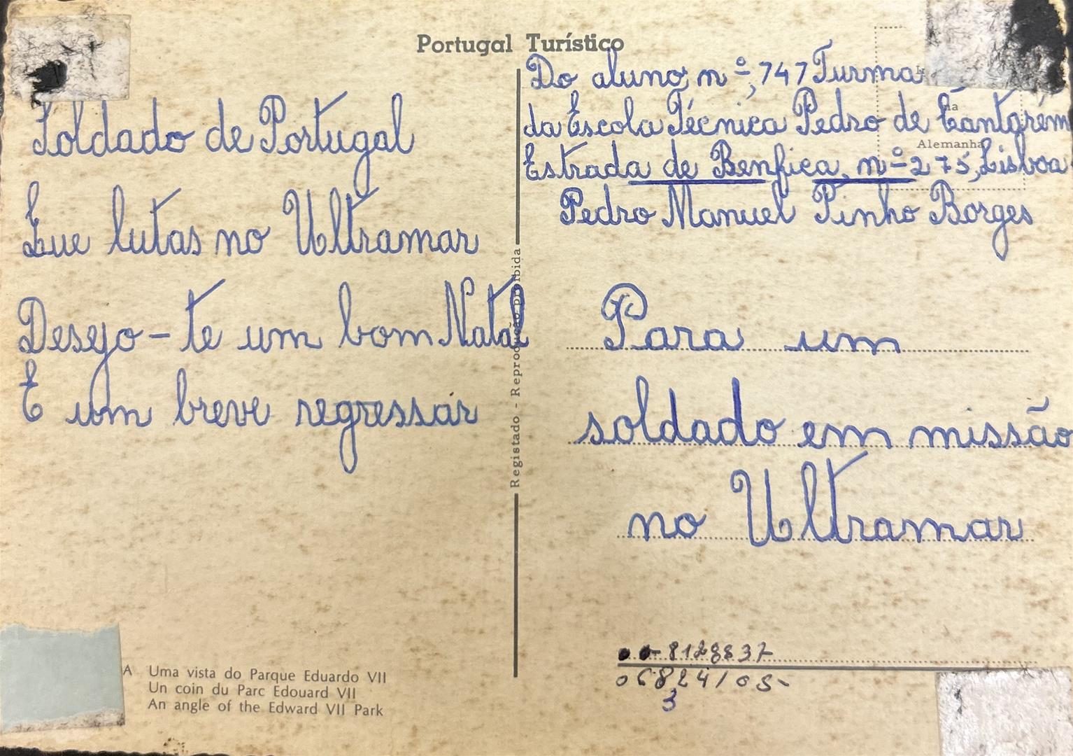 <span><p>Postal do Parque Eduardo VII, 1967</p></span>